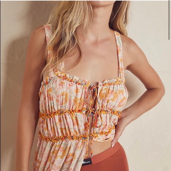 NWT Free People Floral Maxi Dress - Medium - Picture 2 of 4